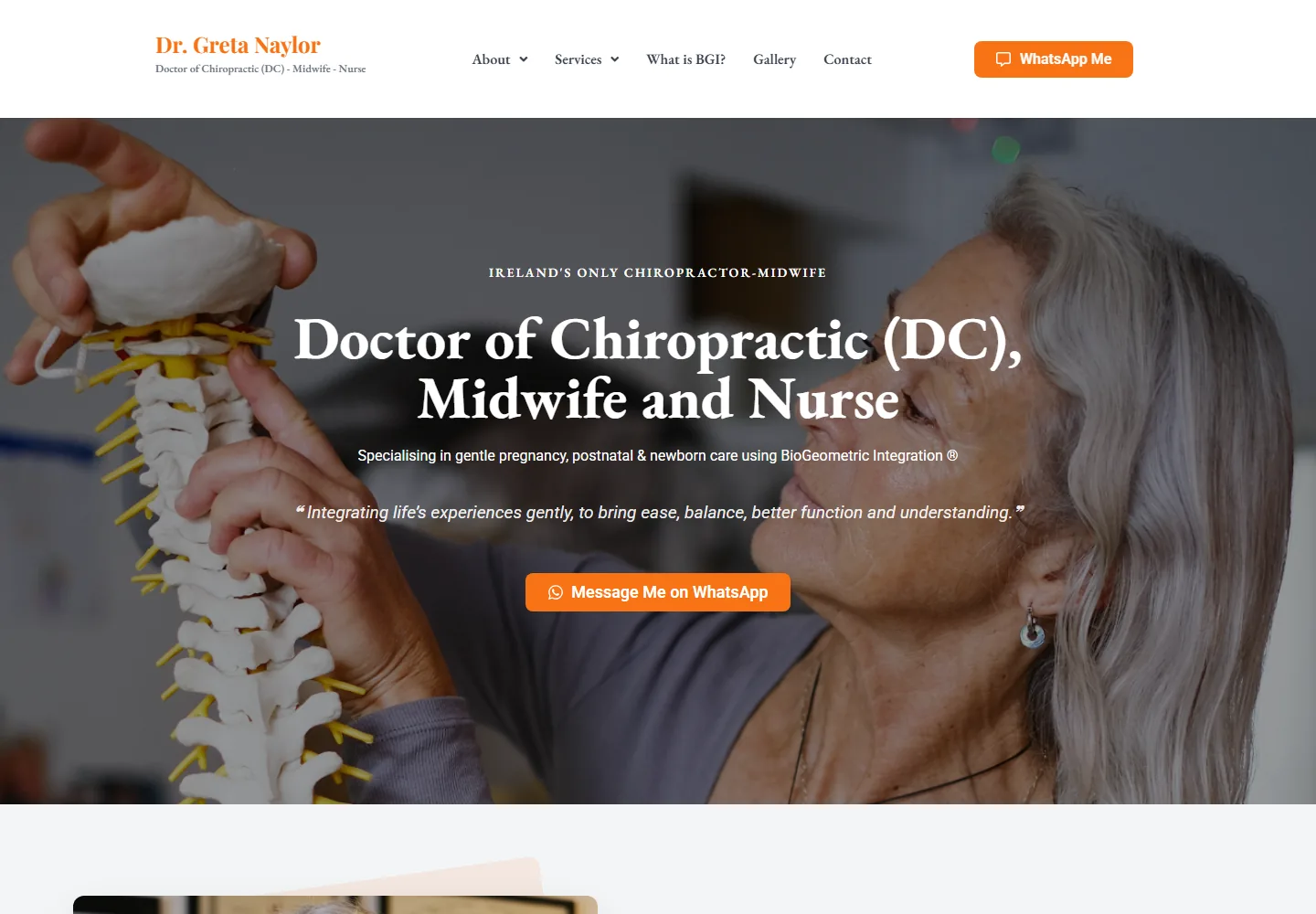 Dr Greta brand and website by Brandstart